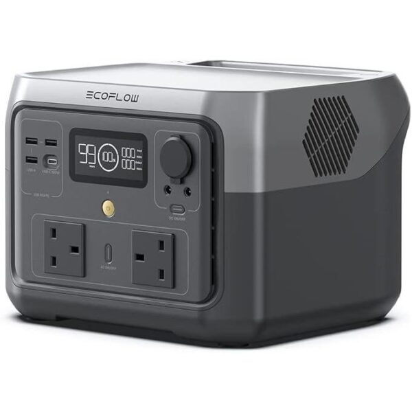 ECOFLOW 1000W 512Wh, Portable Power Station River 2 Max, Outdoor/Home Use