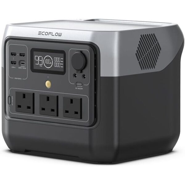 ECOFLOW 800W 768Wh, Portable Power Station RIVER 2 Pro, 70 Min Fast Charging, 3X800W AC Outlets, Outdoor Camping/RVs/Home Use
